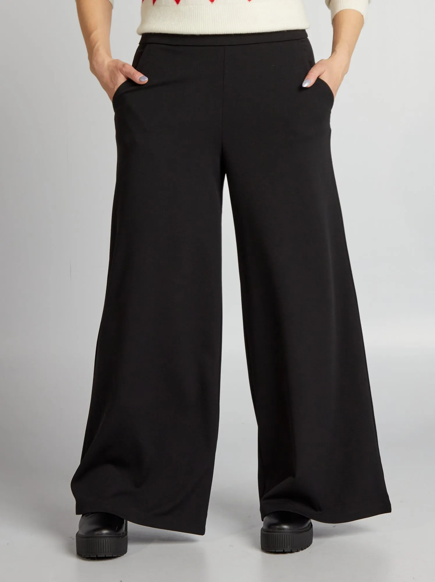 Pantaloni larghi 'JDY' - NERO