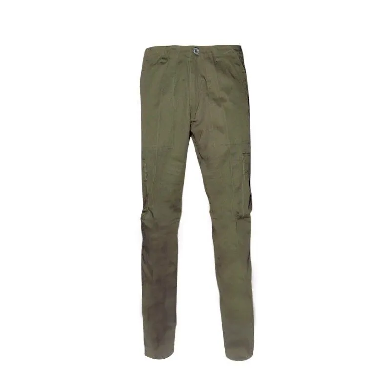 Pantaloni Patton sfoderati in canvas verde 