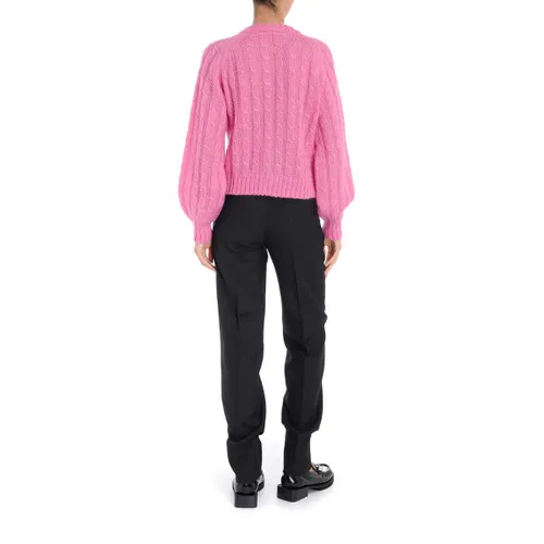 Pantaloni sartoriali Ganni neri