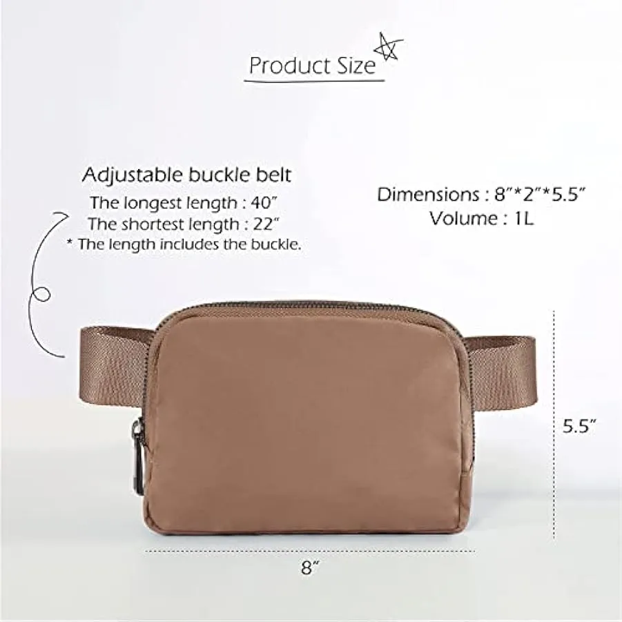Petalum Borsa a Banana Trekking Uomo Donna Borsa da Vita Sportiva Borsa da Cintura di Sicurezza Leggera Pratica Impermeabile con