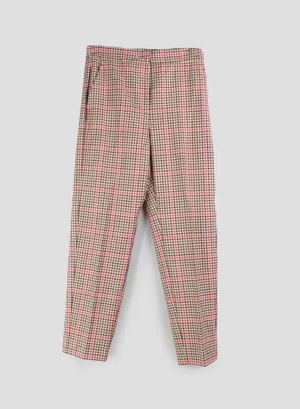 PIANTA- PANTALONE FANTASIA CON FUCSIA