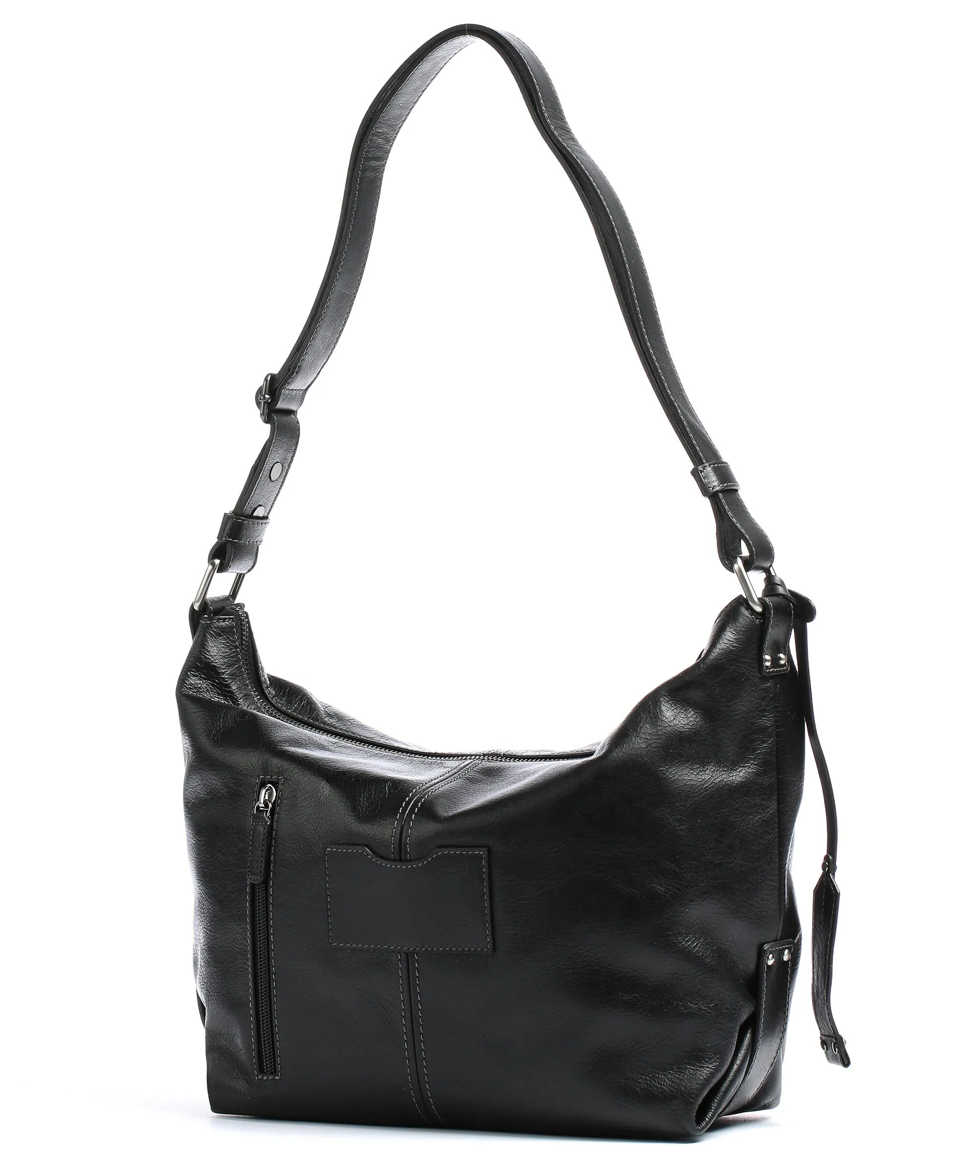  Picard Eternity Borsa hobo pelle di bufalo d'acqua nero  