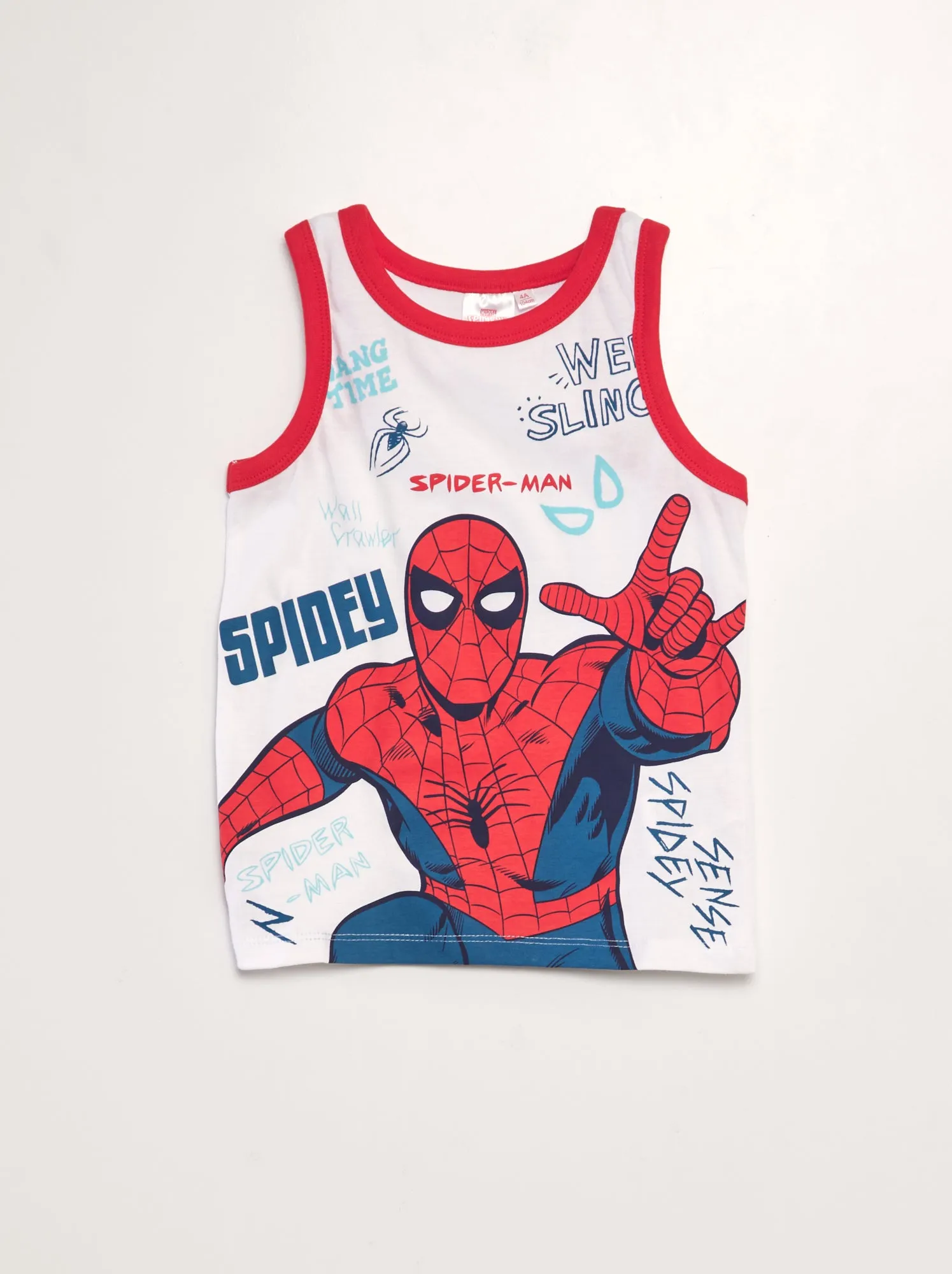 Pigiama corto 'Spider-Man' canotta + shorts - 2 pezzi - BIANCO