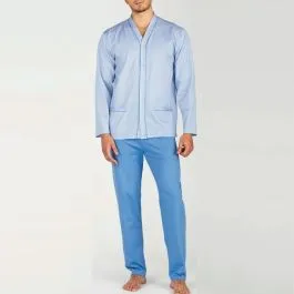 pigiama da uomo conformato 2432 cardigan puro cotone bip bip 