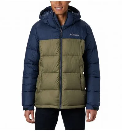 Piumino Columbia Pike Lake Hooded Jacket (Stone Green/ Collegiate Navy) Uomo