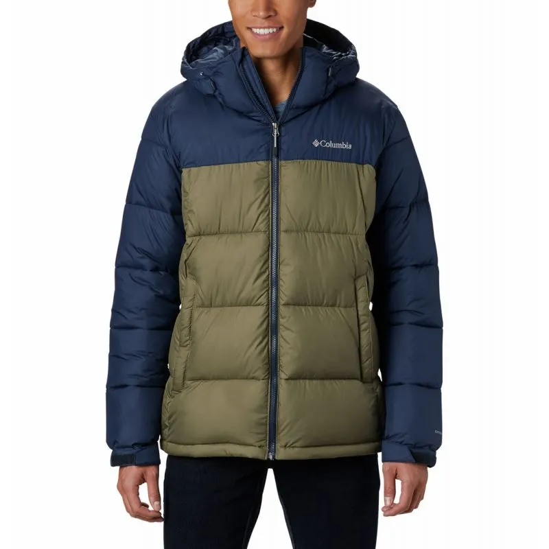 Piumino Columbia Pike Lake Hooded Jacket (Stone Green/ Collegiate Navy) Uomo