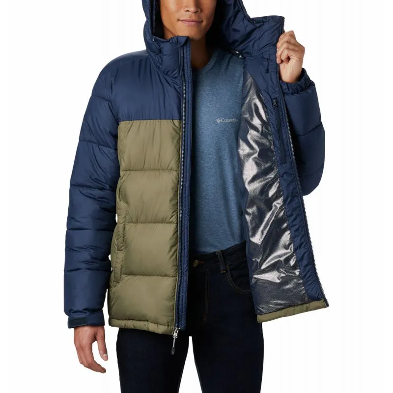 Piumino Columbia Pike Lake Hooded Jacket (Stone Green/ Collegiate Navy) Uomo