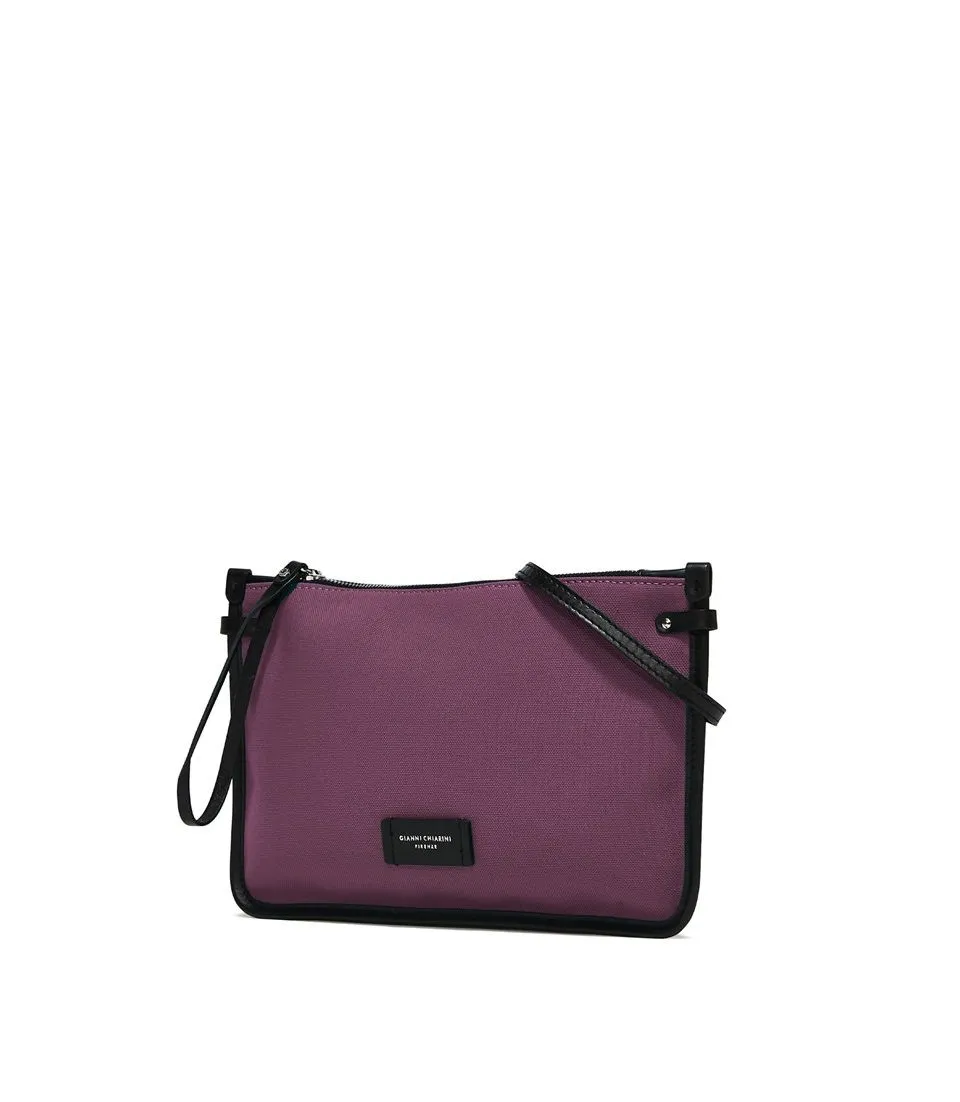 POCHETTE VIOLA IN CANVAS