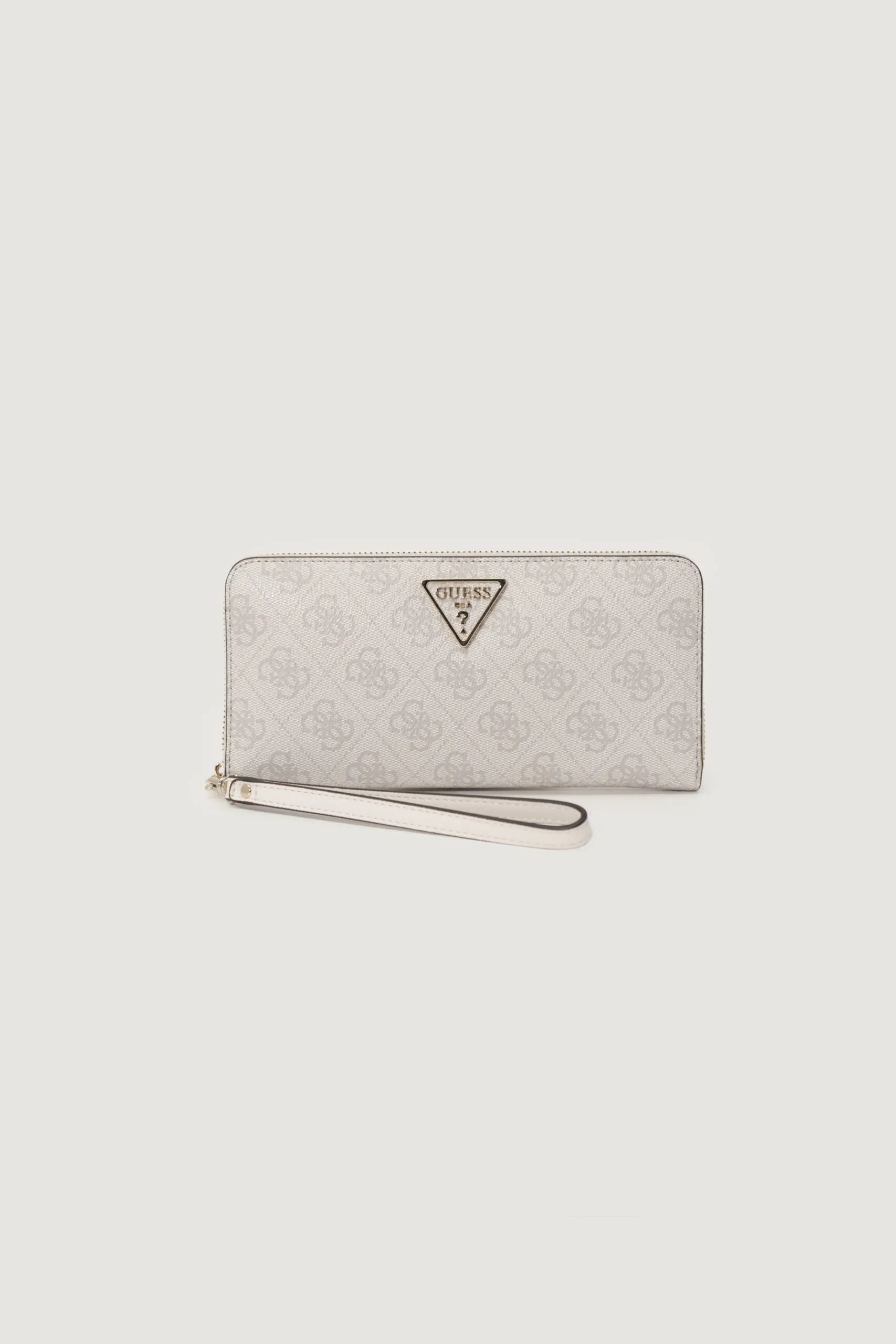 Portafoglio grande Guess LAUREL SLG LARGE ZIP AROUND Rosa Cipria