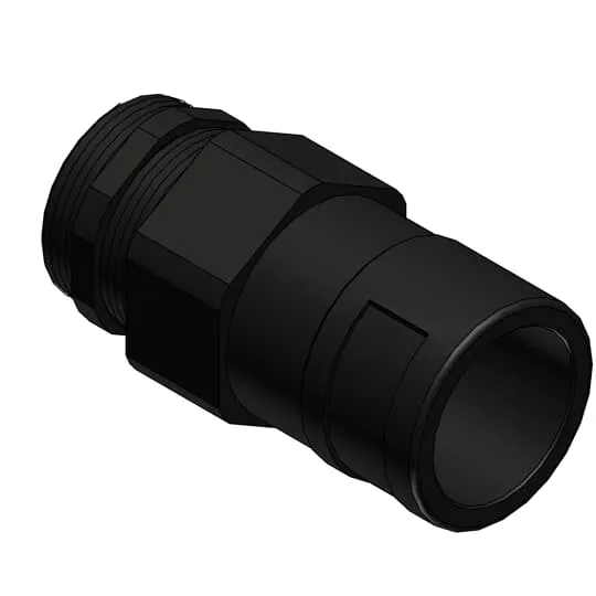 Raccordo per cavi in Poliammide 6, Nero, filetto PG29, 29mm