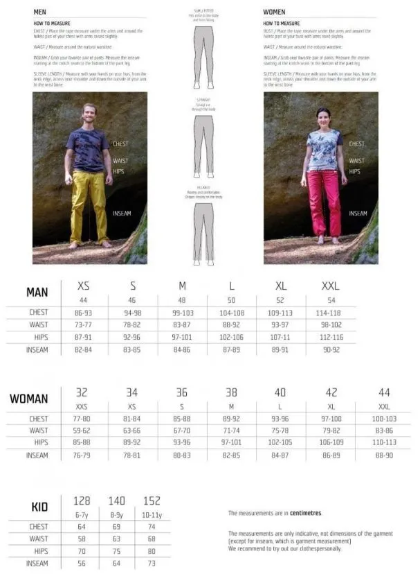Rafiki Ledge pantaloni uomo
