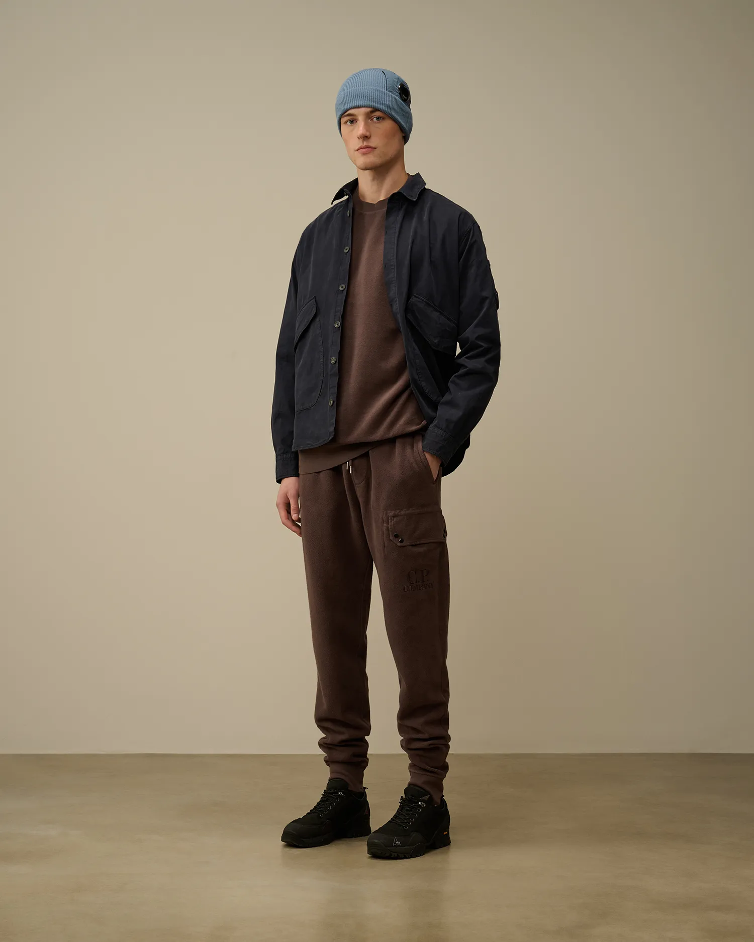 Reverse Brushed & Emerized Diagonal Fleece Crewneck Sweatshirt
