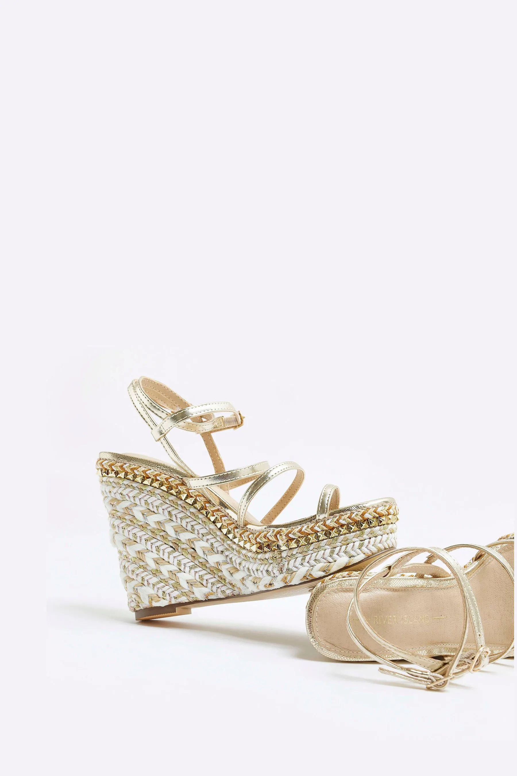 River Island Sandali con zeppa e fascette