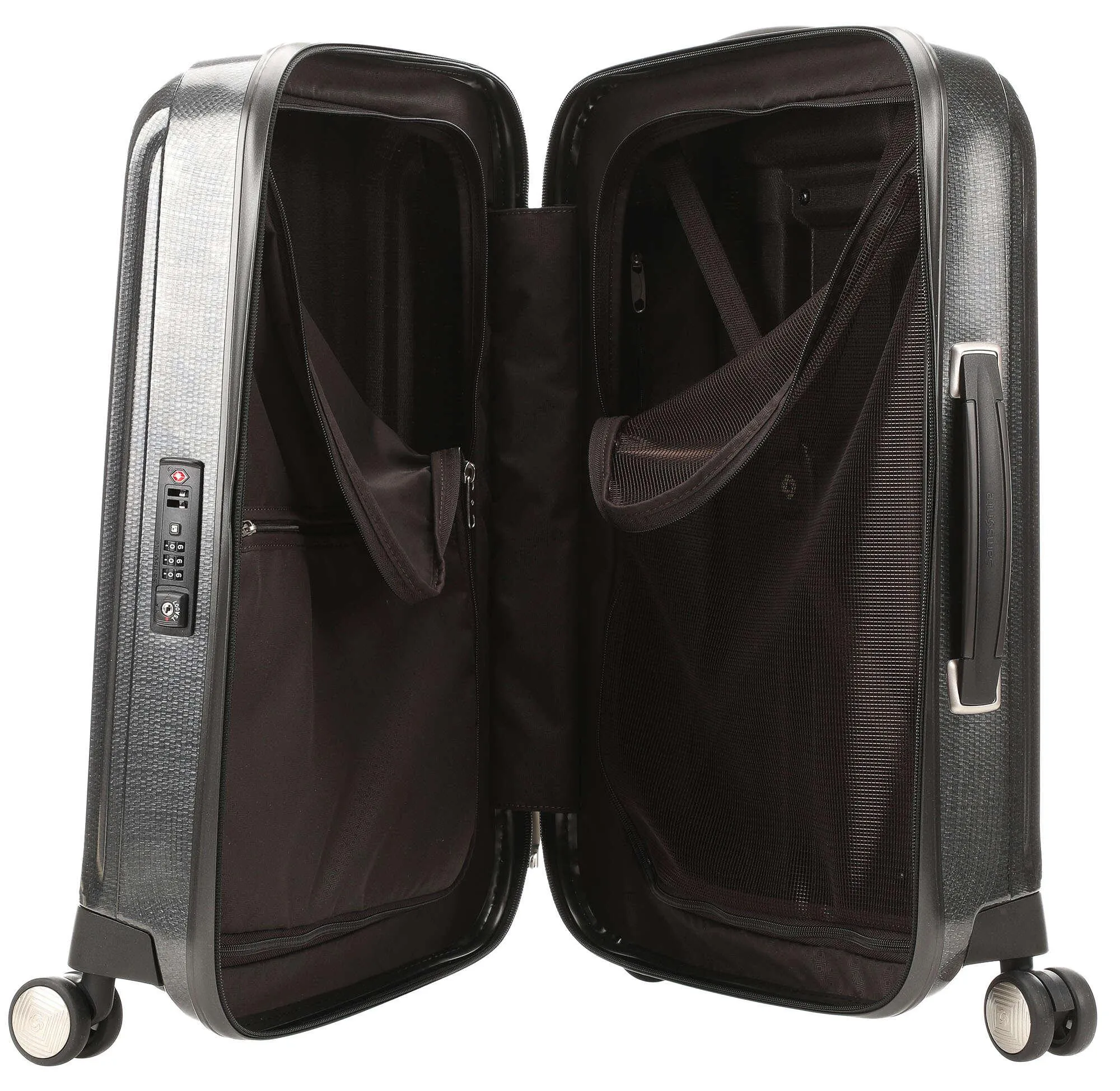  Samsonite Lite-Cube Valigia trolley (4 ruote) antracite 55 cm  