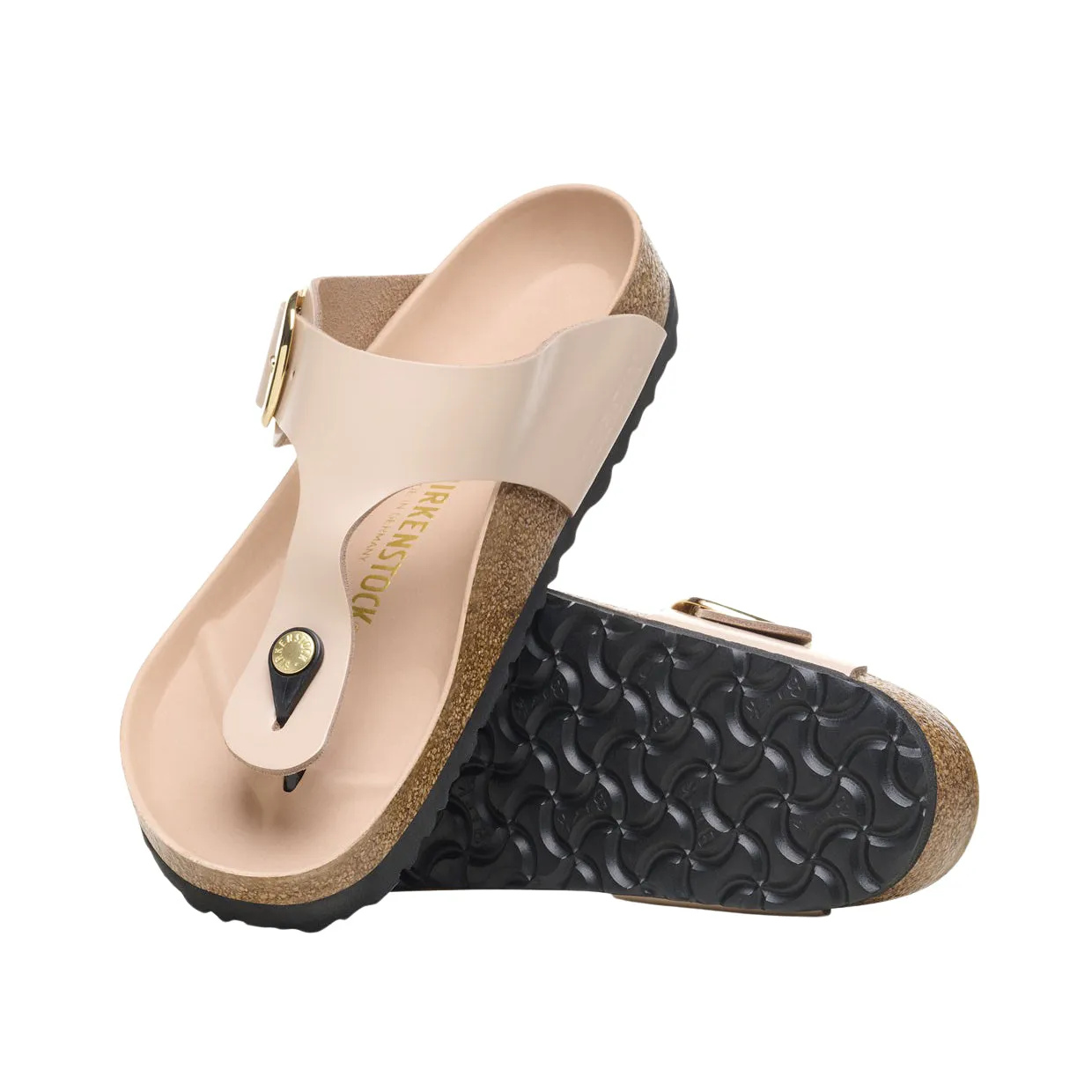 Sandali Donna Birkenstock Gizeh Big Buckle Rosa Cipria