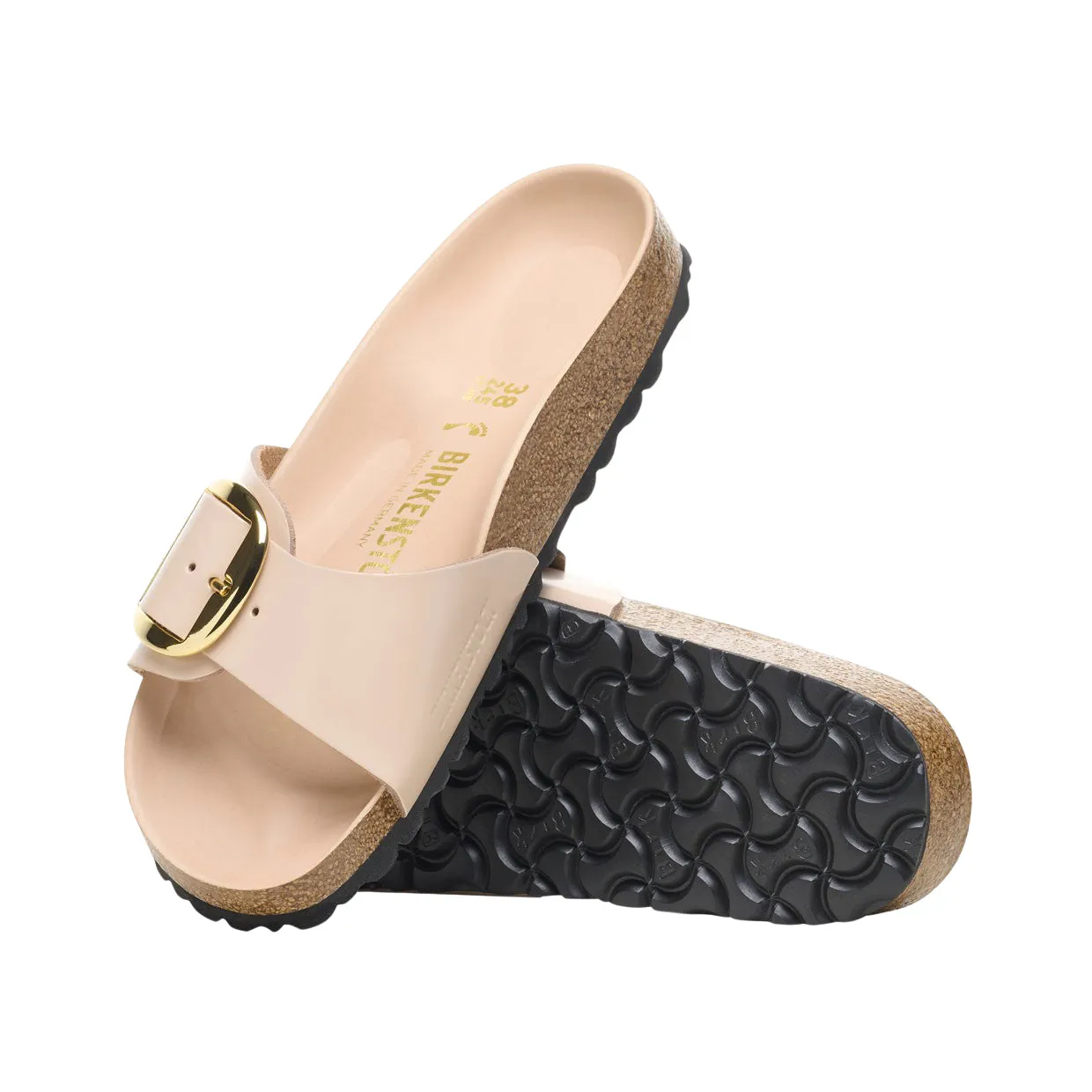 Sandali Donna Birkenstock Madrid Big Buckle Rosa Cipria