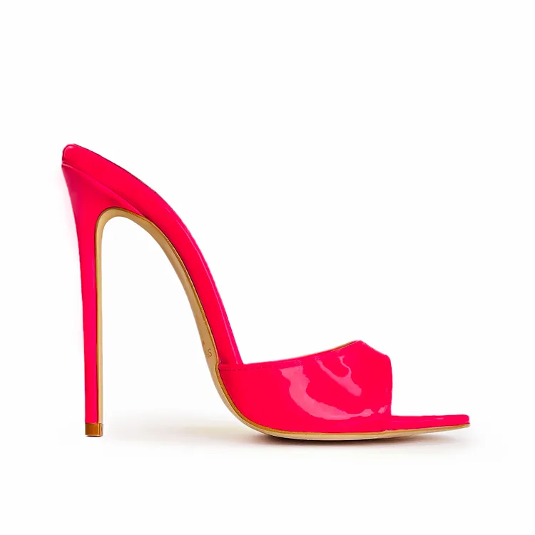 Sandalo sabot vernice fuxia fluo – COD. 32133 