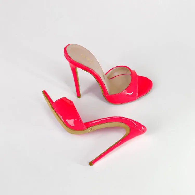 Sandalo sabot vernice fuxia fluo – COD. 32133 
