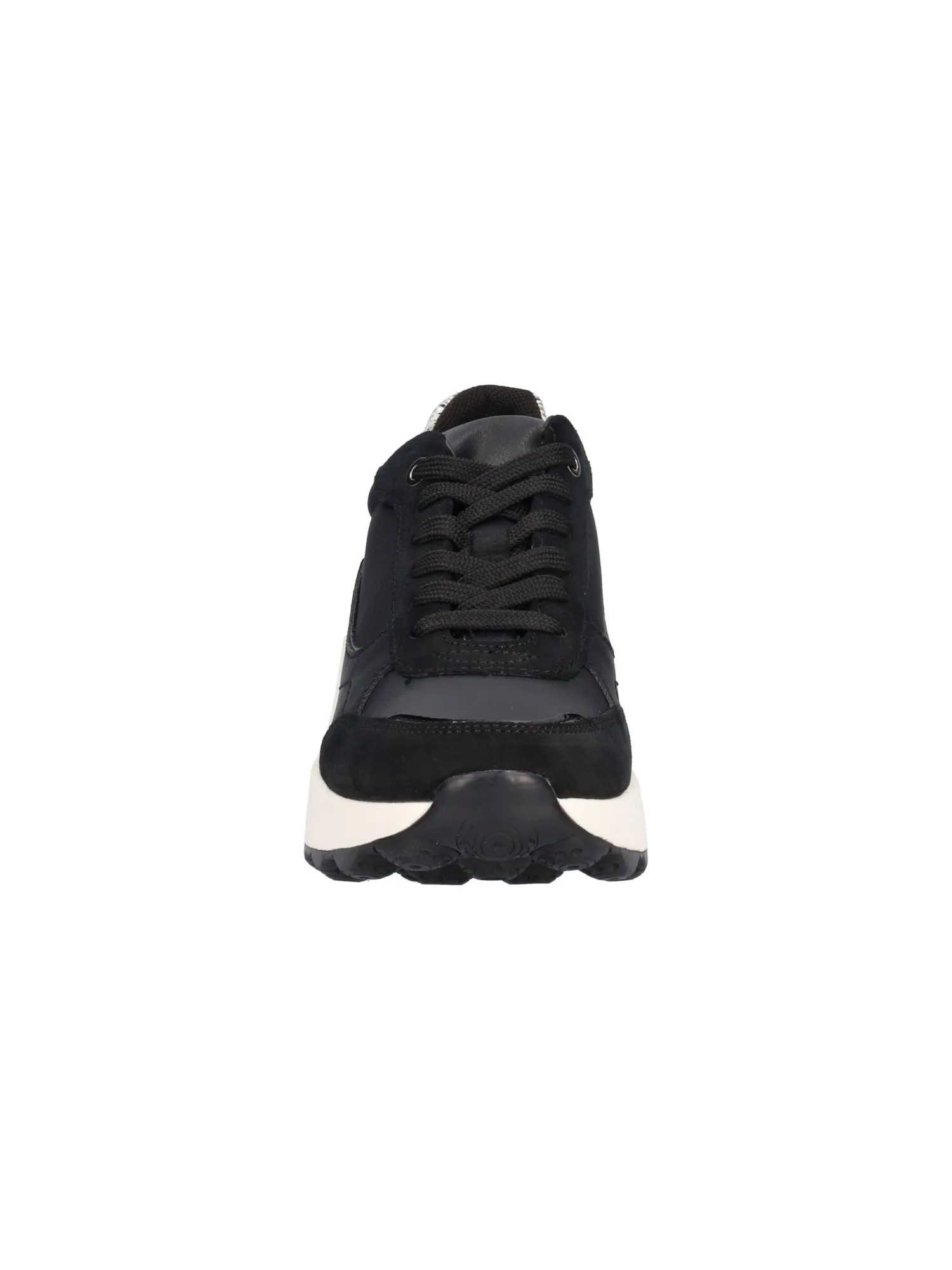 Scarpa casual con zeppa Geox Spherica da donna nera