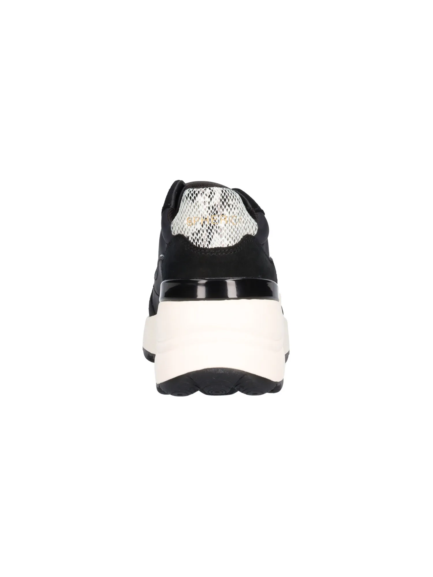 Scarpa casual con zeppa Geox Spherica da donna nera
