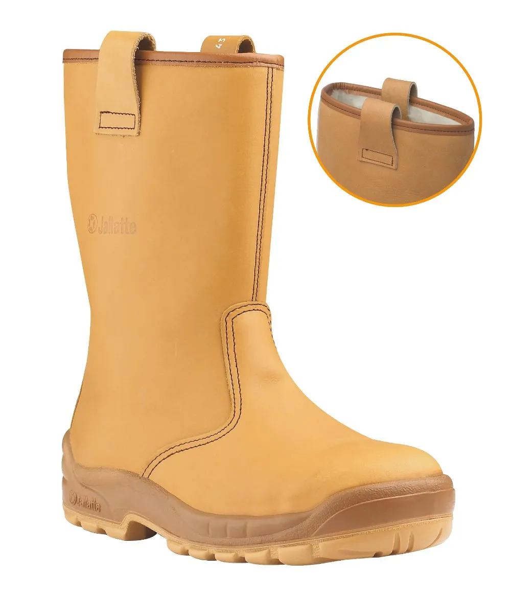 Scarponcino antinfortunistico S3 Jallatte da  Unisex tg. 41, col. Beige , resistenti all'acqua, con puntale di sicurezza