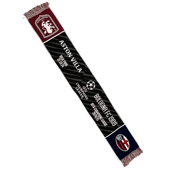 Sciarpa Champions League Aston Villa vs Bologna FC 1909