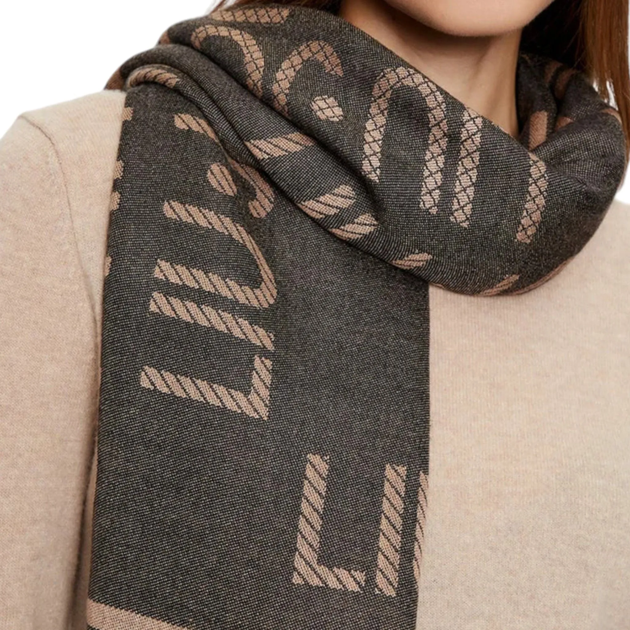 Sciarpa Liu Jo Donna  2F4002T0300 22222 nero