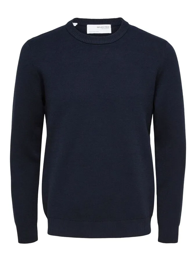 Selected Crew Neck Sweater / Blue