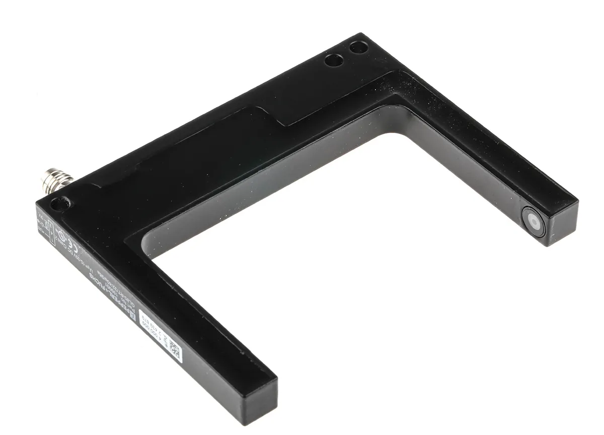 Sensore fotoelettrico a forcella Pepperl + Fuchs, a fascio diretto, rilevamento 80 mm, uscita PNP