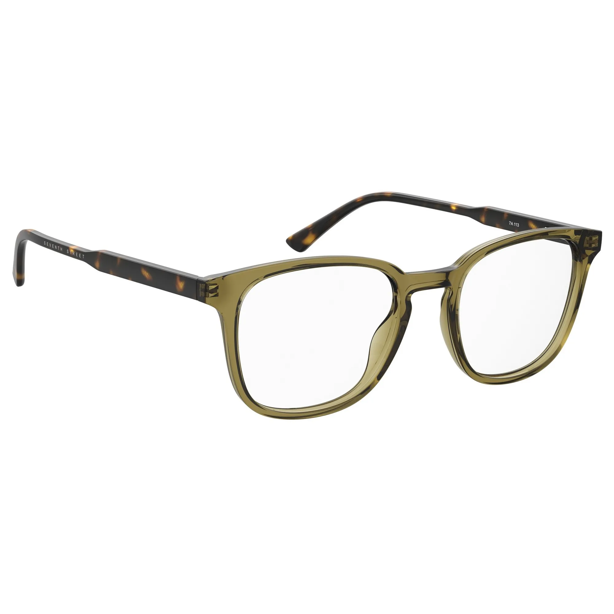   Seventh Street 7A 113 - 1QA Oliva Avana | Occhiale Da Vista Uomo 