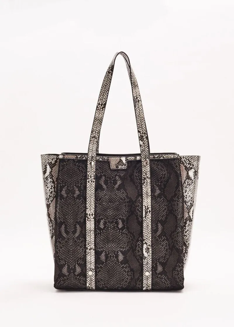 Shopping bag stampa pitone