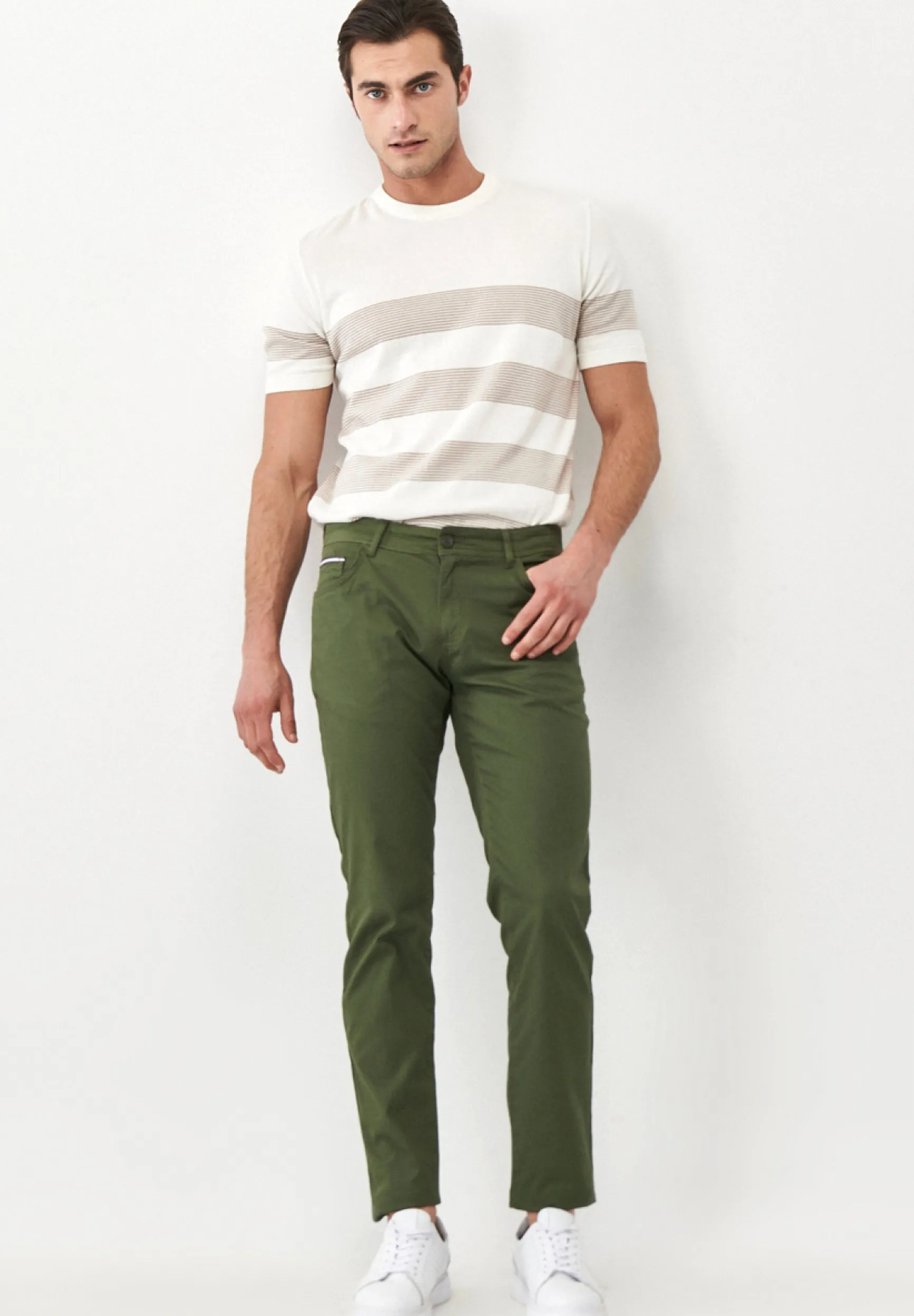 SLIM FIT  - Pantaloni