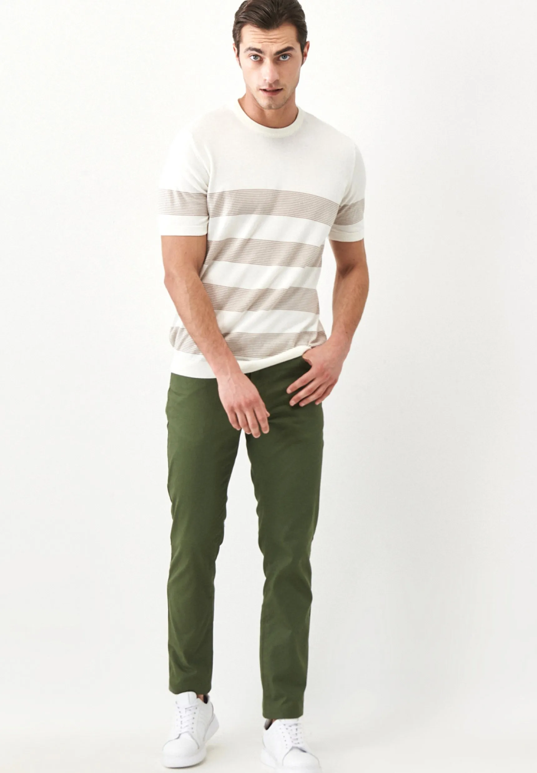 SLIM FIT  - Pantaloni