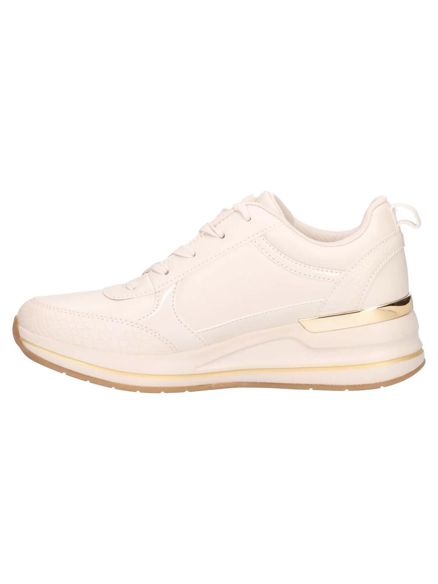 Sneaker con zeppa Skechers da donna avorio