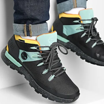 Stivali Sprint Trekker Mid Lace Waterproof A6BN1 Black Mesh
