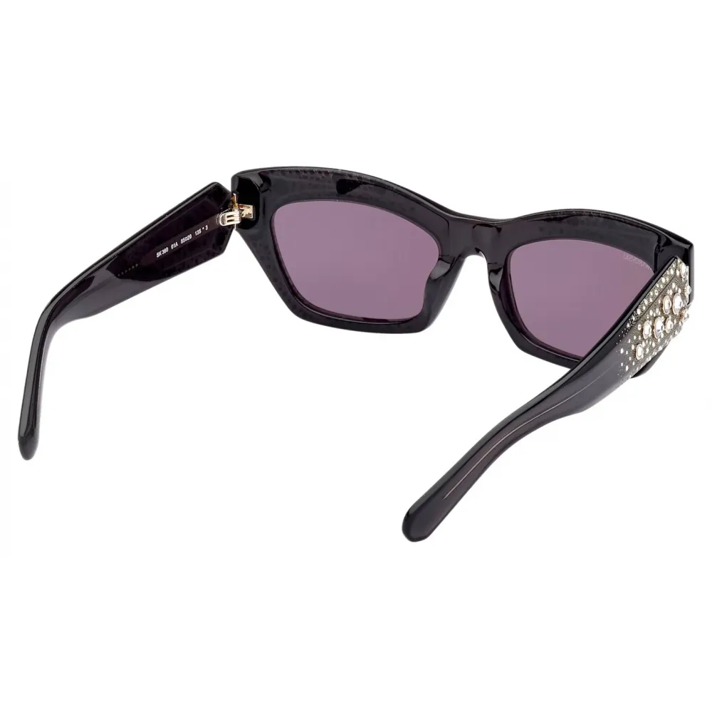 Swarovski - Occhiali da Sole Cat-Eye Swarovski - Nero - Occhiali da Sole - Swarovski Eyewear