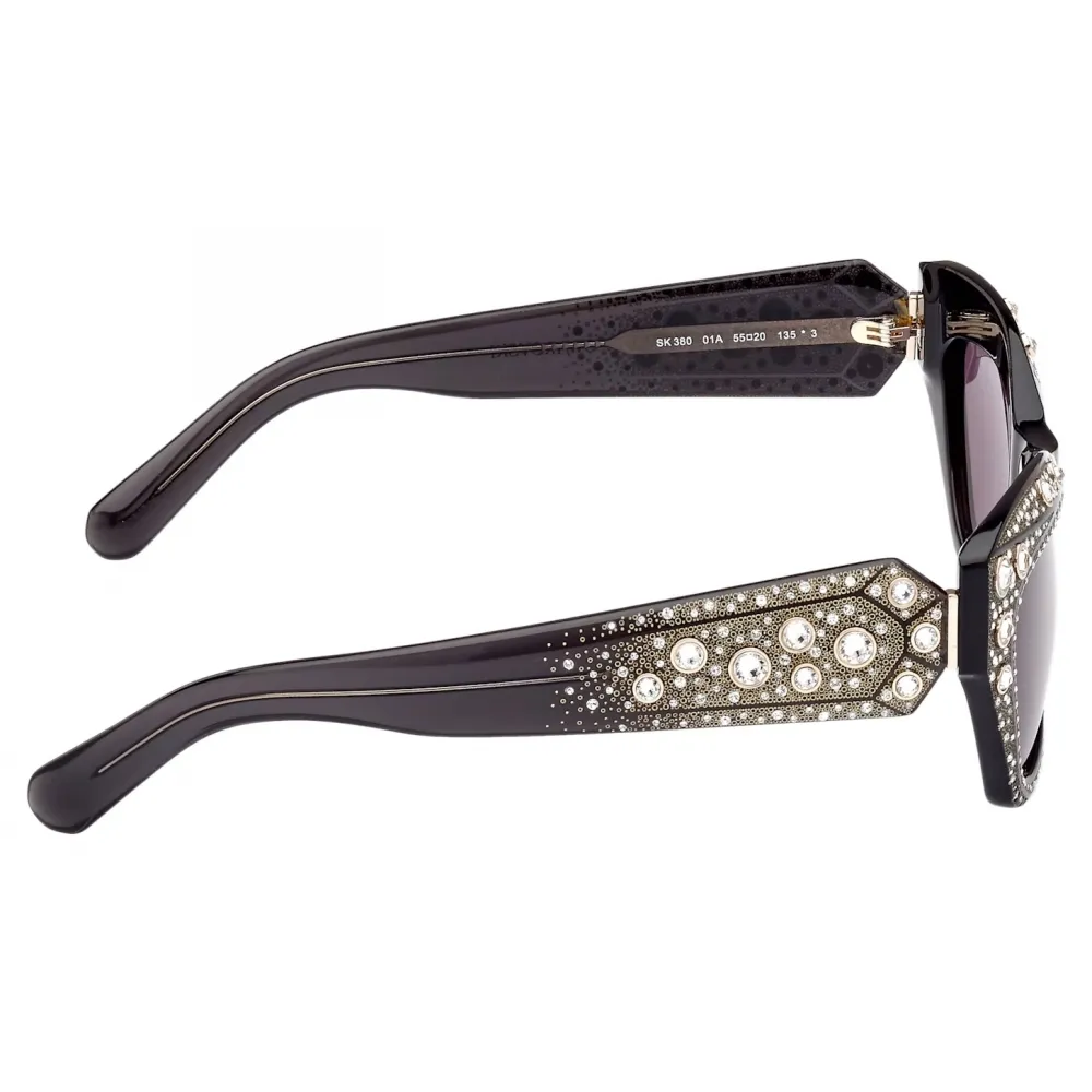 Swarovski - Occhiali da Sole Cat-Eye Swarovski - Nero - Occhiali da Sole - Swarovski Eyewear