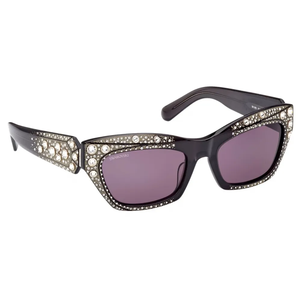 Swarovski - Occhiali da Sole Cat-Eye Swarovski - Nero - Occhiali da Sole - Swarovski Eyewear
