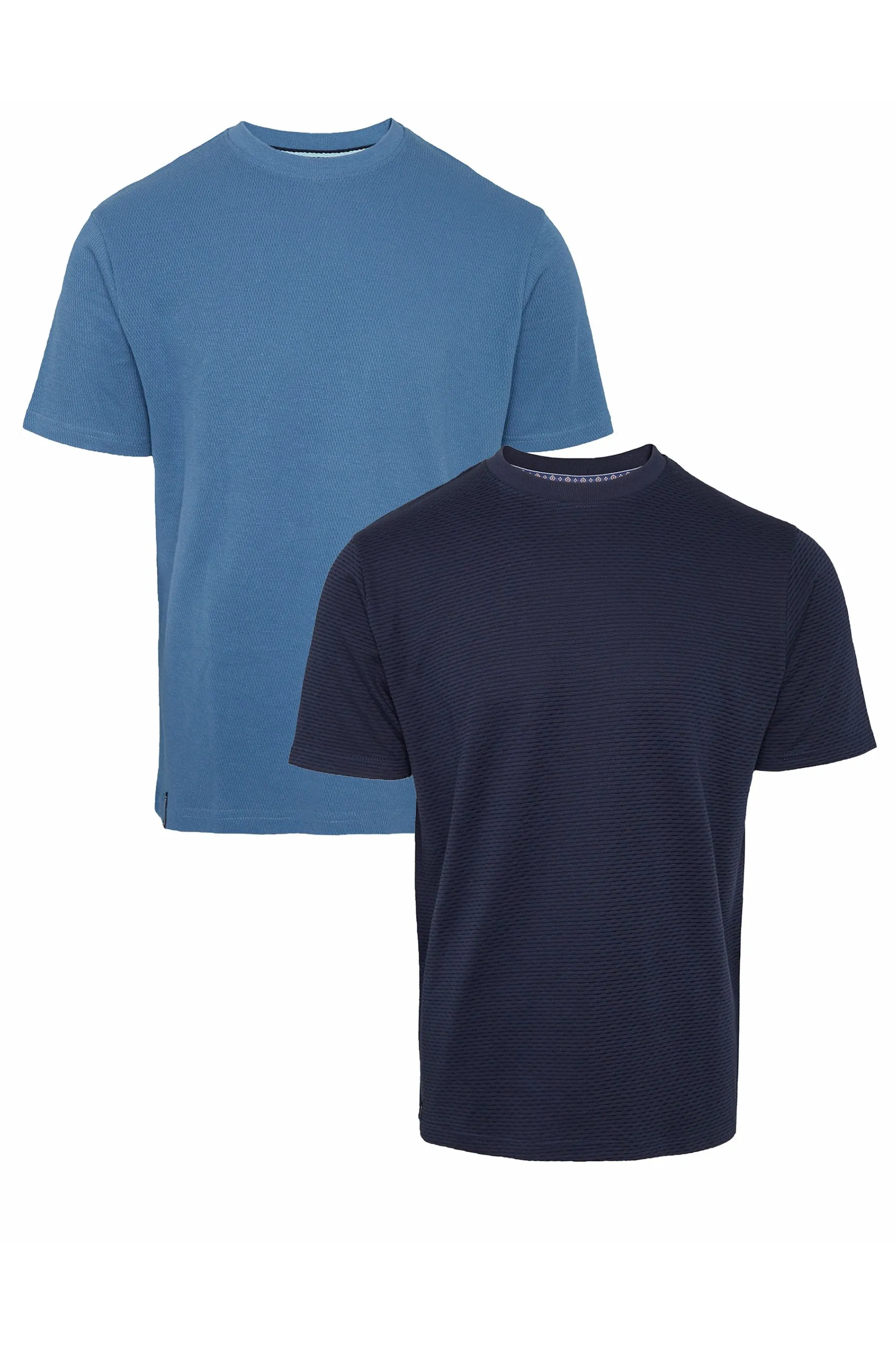 Threadbare - T-shirt Manica corta testurizzata da 2 Confezione