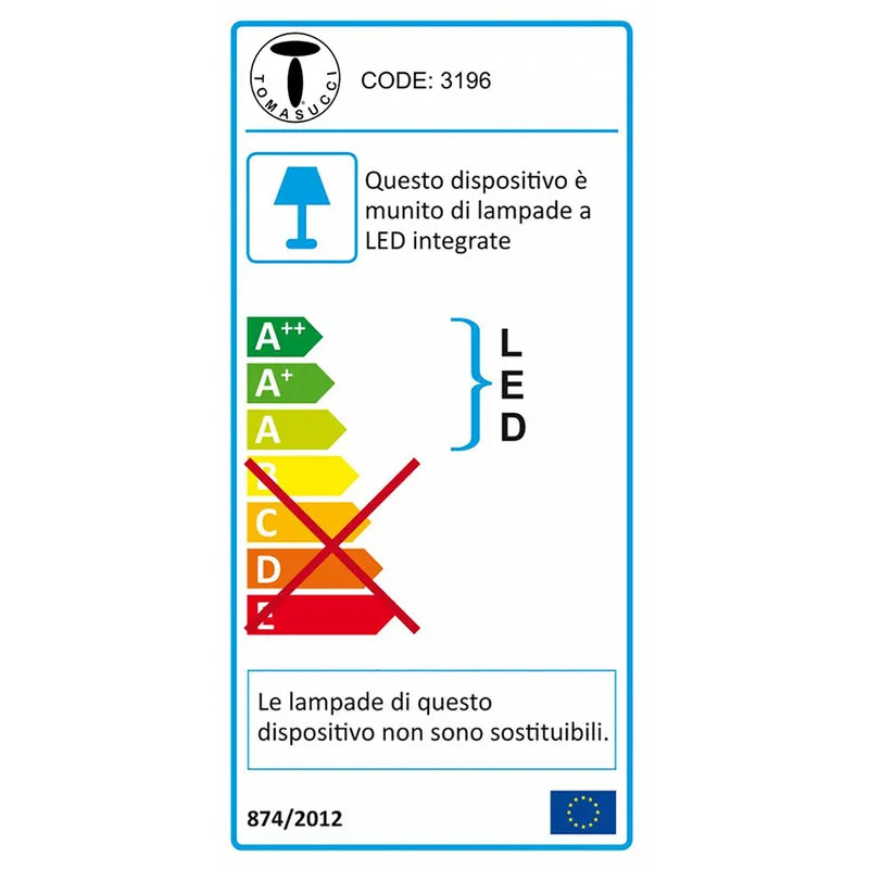 Tomasucci Lampada decorativa LANTERN 30,5, bianco