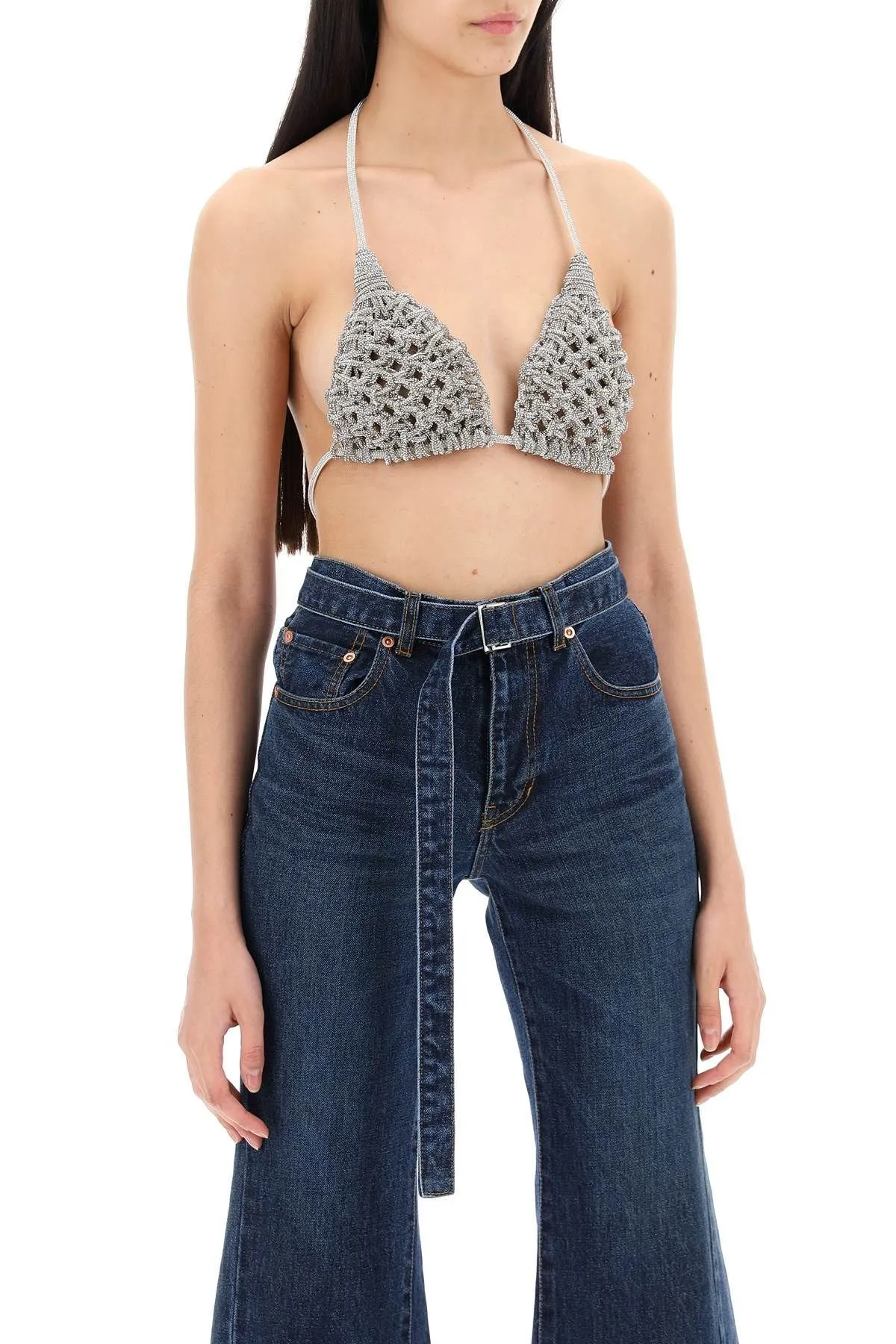 Top gioiello con cristalli MVP Wardrobe x Hibourama