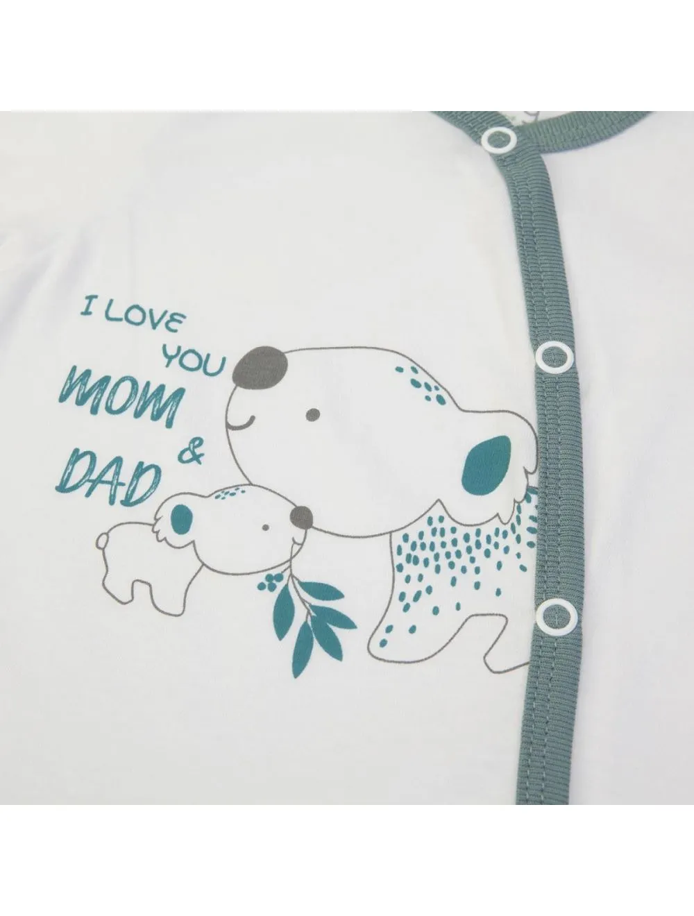  TUTINA NEONATO NASCITA MANICA LUNGA - I LOVE MUM AND DAD 