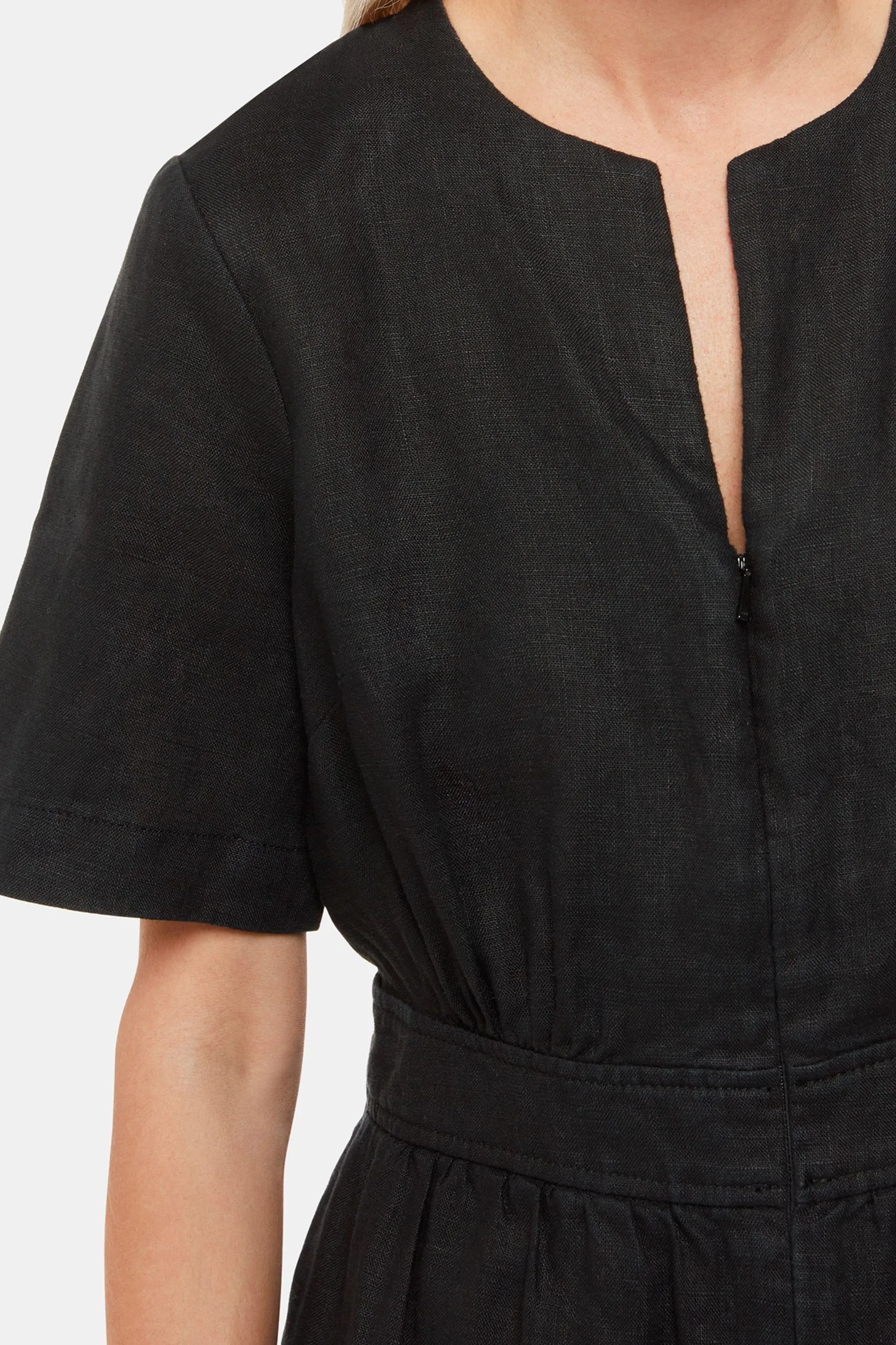 Whistles - Cosima - Nero in lino - Tuta