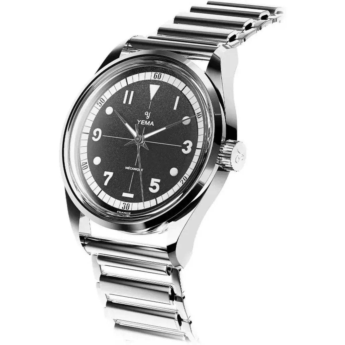 Yema Automatico Urban Field Nero 37 mm YFLD23-37-AM3S