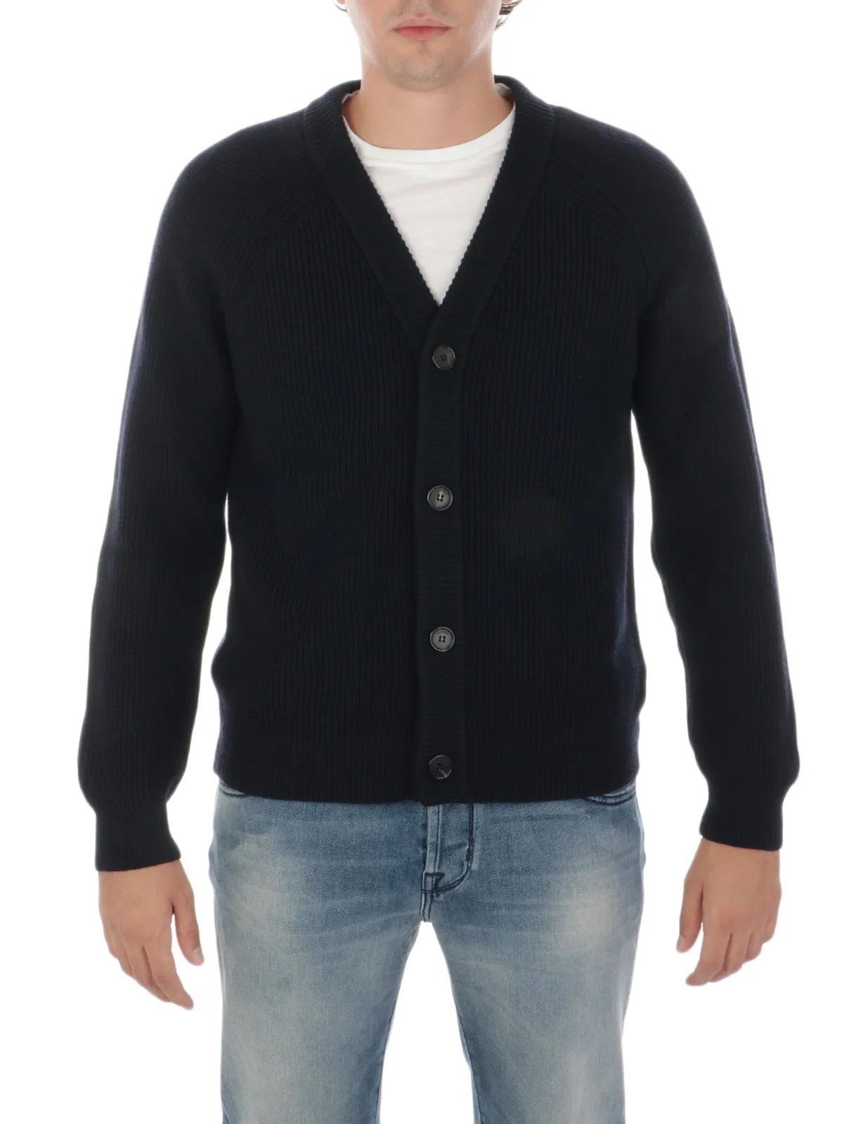 ZANONE ---------- Cardigan Uomo in Lana a Coste ---------
