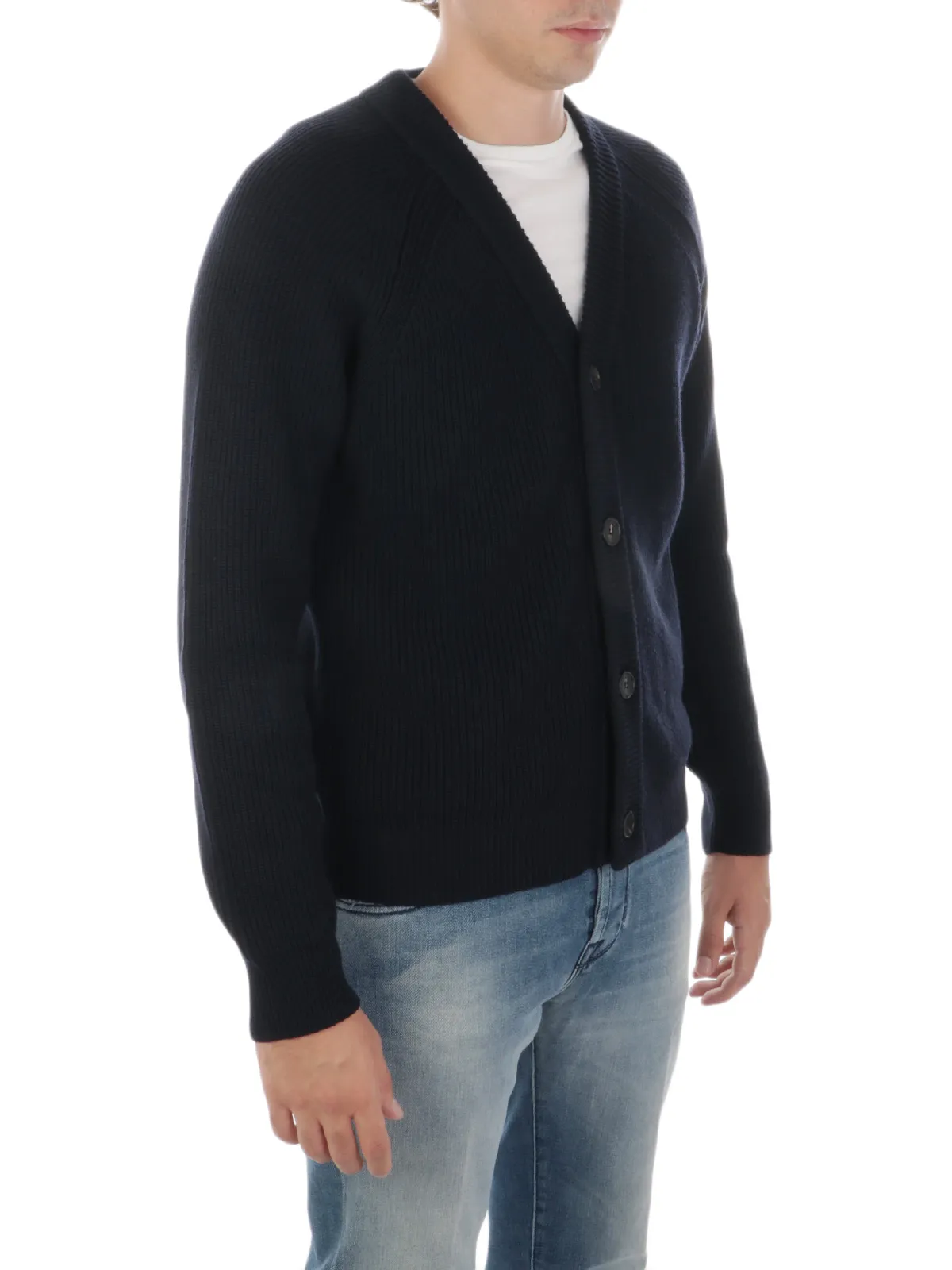 ZANONE ---------- Cardigan Uomo in Lana a Coste ---------
